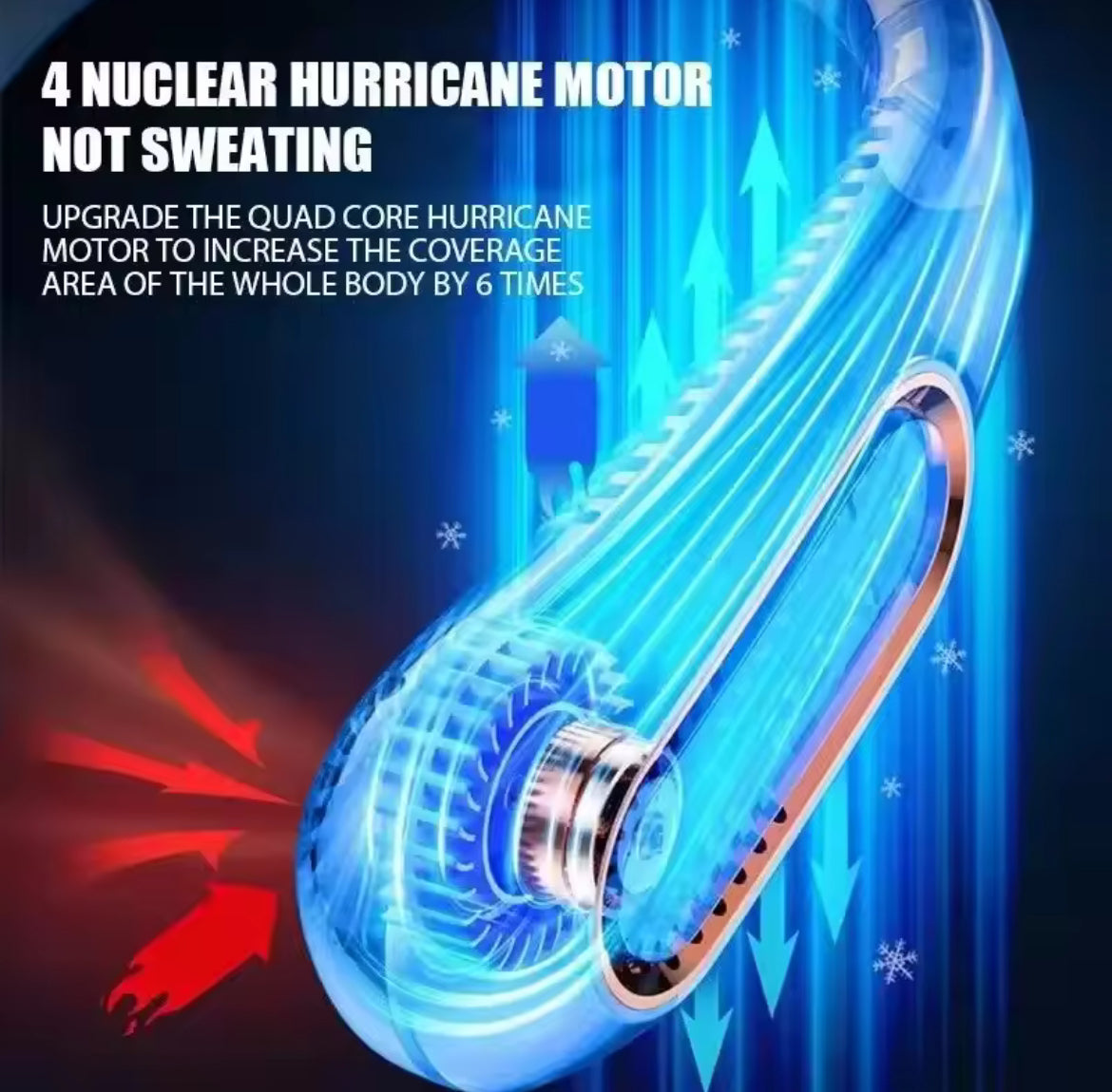 Cooling neck fan
